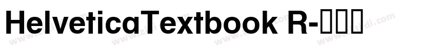 HelveticaTextbook R字体转换